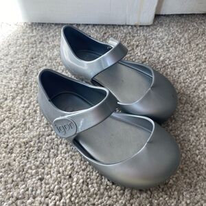 Igor Made in Spain Toddler Silver Mary Jane Shoes